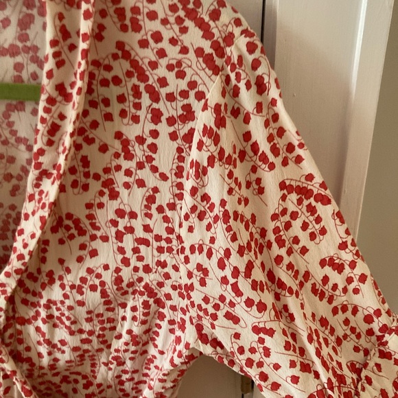 Ganni Printed Crepe Dress - Picture 6 of 8